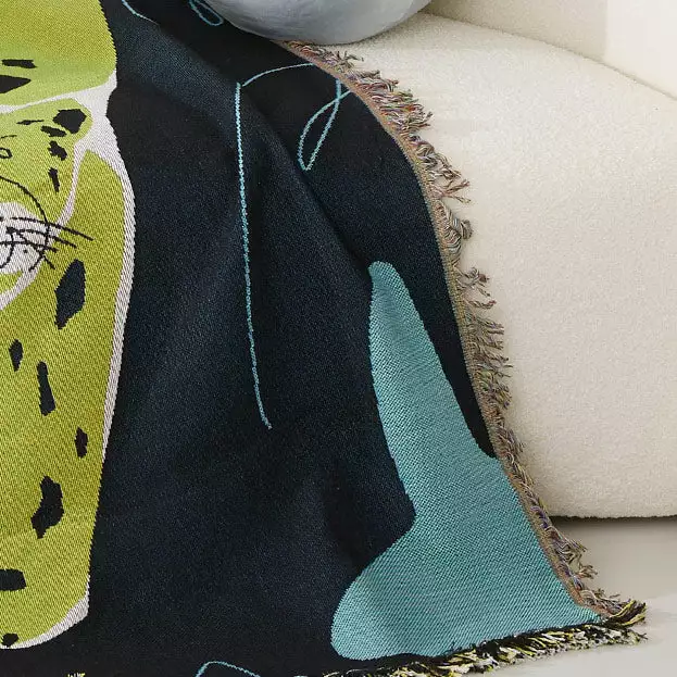 Memphis To Miami Stray Studio Blankets And Throws - Leo 5 Memphis To Miami Stray Studio Blankets And Throws - Leo