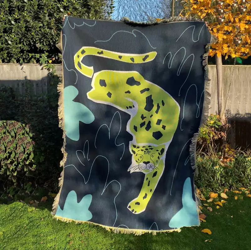 Memphis To Miami Stray Studio Blankets And Throws - Leo 7 Memphis To Miami Stray Studio Blankets And Throws - Leo