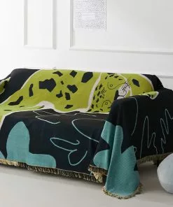 Memphis To Miami Stray Studio Blankets And Throws - Leo