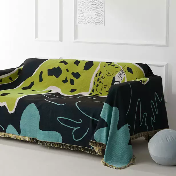 Memphis To Miami Stray Studio Blankets And Throws - Leo 3 Memphis To Miami Stray Studio Blankets And Throws - Leo