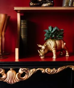 Lady Griddilebone Leopardess Vintage Drinks Cabinet Rose & Thorn