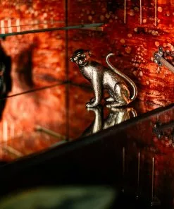 Lady Griddilebone Leopardess Vintage Drinks Cabinet Rose & Thorn