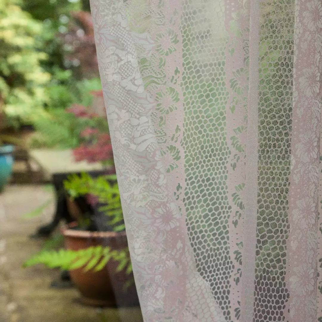 The Monkey Puzzle Tree 'Body Lace' Voile Nude Pink By Sarah Jane Palmer 5 The Monkey Puzzle Tree 'Body Lace' Voile Nude Pink By Sarah Jane Palmer