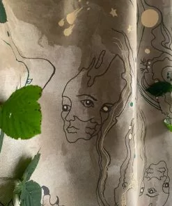 The Monkey Puzzle Tree Metamorphosis Linen Union By Kirsty Greenwood
