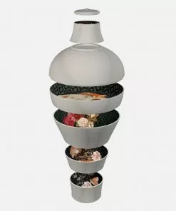 Les Jardins Royaux Ibride Ming Stackable Serving Set