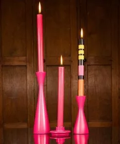 British Colour Standard New Wooden Candle Holder Medium - Neyron Rose