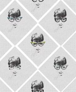 Mind The Gap Female Illusion Wallpaper