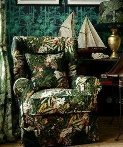 Mind The Gap Havana Tropicana Dakota Skirted Chair - Orchid Bloom