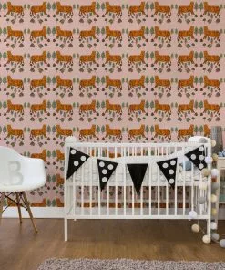 Annika Reed Studio New Tiger Tiger Wallpaper - Morganite