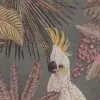 BN Havana Tropicana Panthera Cockatoo Print Wallpaper - Grey 1 BN Havana Tropicana Panthera Cockatoo Print Wallpaper - Grey