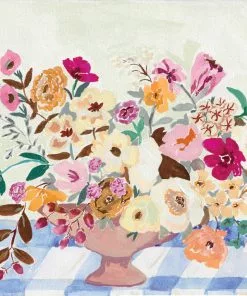 Candice Gray A3 Picnic Vase Pink Print