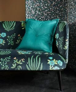 Liberty Fabrics Botanical Flora Velvet Wellington Fabric, Jade New