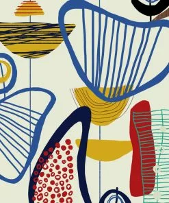 Mind The Gap Suspended Forms Wallpaper Memphis To Miami