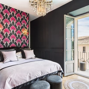 The Graduate Collection Showgirls Wallpaper Metallic Pink & Black New 4 The Graduate Collection Showgirls Wallpaper Metallic Pink & Black New