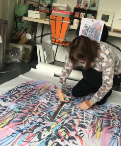 The Monkey Puzzle Tree New 'Rita Does Jazz' Velvet By Sarah Thornton