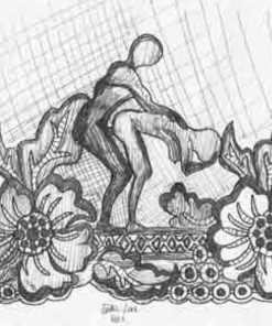 The Monkey Puzzle Tree 'Body Lace' Voile Nude Pink By Sarah Jane Palmer 13 The Monkey Puzzle Tree 'Body Lace' Voile Nude Pink By Sarah Jane Palmer