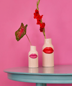 Rice By Rice Small Pink Lips Vase 8 Rice By Rice Small Pink Lips Vase