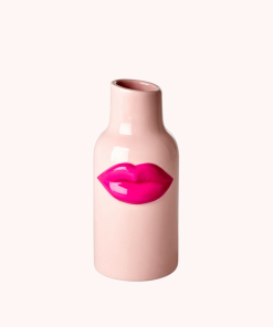 Rice By Rice Small Pink Lips Vase