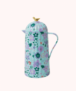 Rice By Rice Mint Floral Printed Thermal Flask