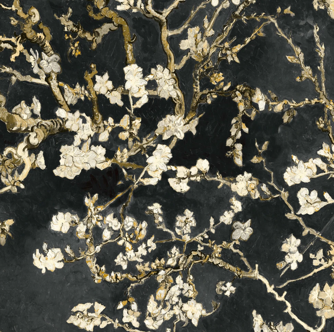 BN Van Gogh Wallpaper - Almond Blossom White Mint Les Jardins Royaux 9 BN Van Gogh Wallpaper - Almond Blossom White Mint Les Jardins Royaux
