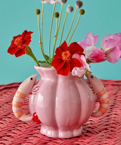 Cheap The Design Yard Shop 32 Rice By Rice Pink Prawn Ceramic Vase Rose & Thorn