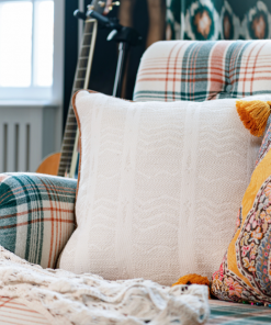 Mind The Gap Woodstock Fabrics, White Lake Jacquard Woven New