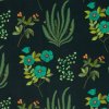 Liberty Fabrics Botanical Flora Velvet Wellington Fabric, Jade New 2 Liberty Fabrics Botanical Flora Velvet Wellington Fabric, Jade New
