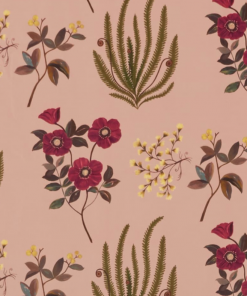 Liberty Fabrics Botanical Flora Wellington Velvet Fabric, Lacquer New