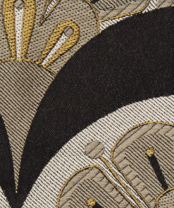 Liberty Fabrics Deco Scallop Multi Jacquard Fabric, Lacquer