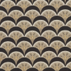 Liberty Fabrics New Deco Scallop Multi Jacquard Fabric, Pewter Dark 1 Liberty Fabrics New Deco Scallop Multi Jacquard Fabric, Pewter Dark