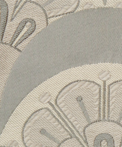Liberty Fabrics Deco Scallop Multi Jacquard Fabric, Pewter New 20 Liberty Fabrics Deco Scallop Multi Jacquard Fabric, Pewter New