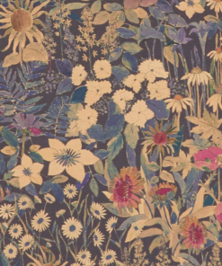 Liberty Fabrics Faria Flowers Vintage Velvet, Lichen & Marigold New 16 Liberty Fabrics Faria Flowers Vintage Velvet, Lichen & Marigold New