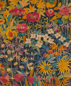 Liberty Fabrics Faria Flowers Vintage Velvet, Dragonfly & Blackberry