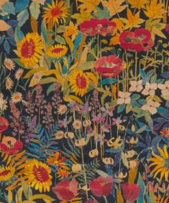 Liberty Fabrics Faria Flowers Vintage Velvet, Dragonfly & Blackberry