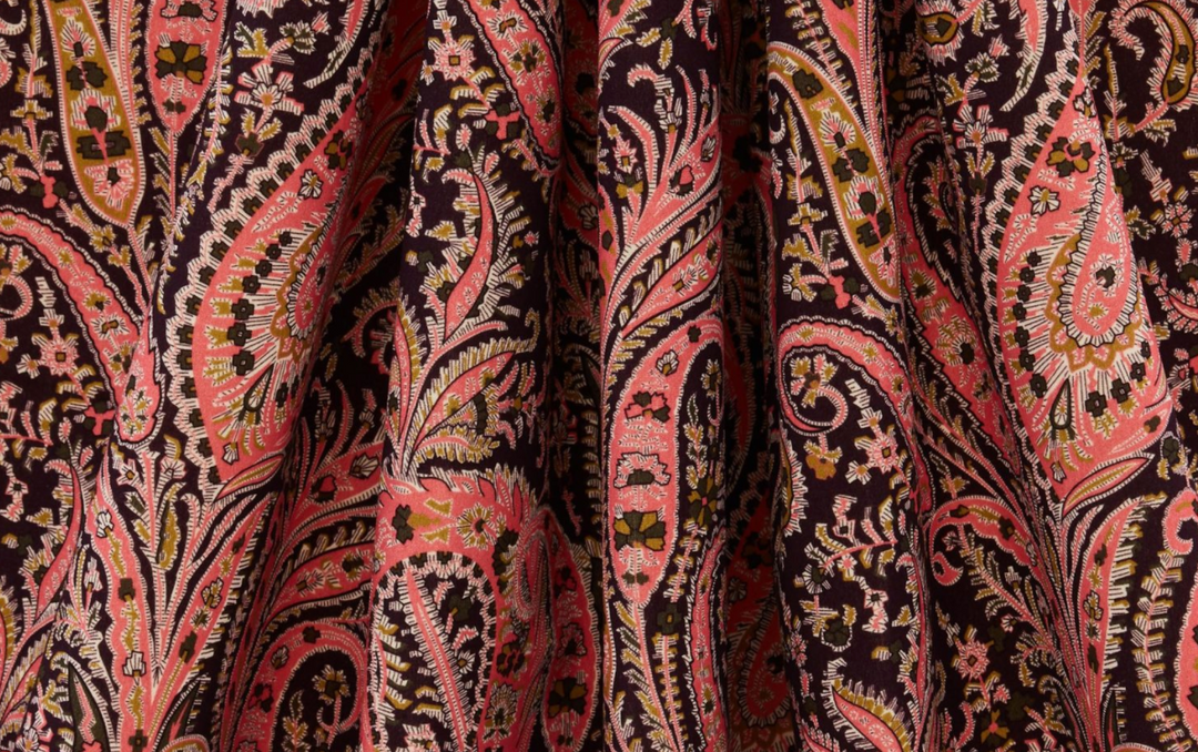 Liberty Fabrics New Felix Raison Cotton Velvet, Lacquer 14 Liberty Fabrics New Felix Raison Cotton Velvet, Lacquer