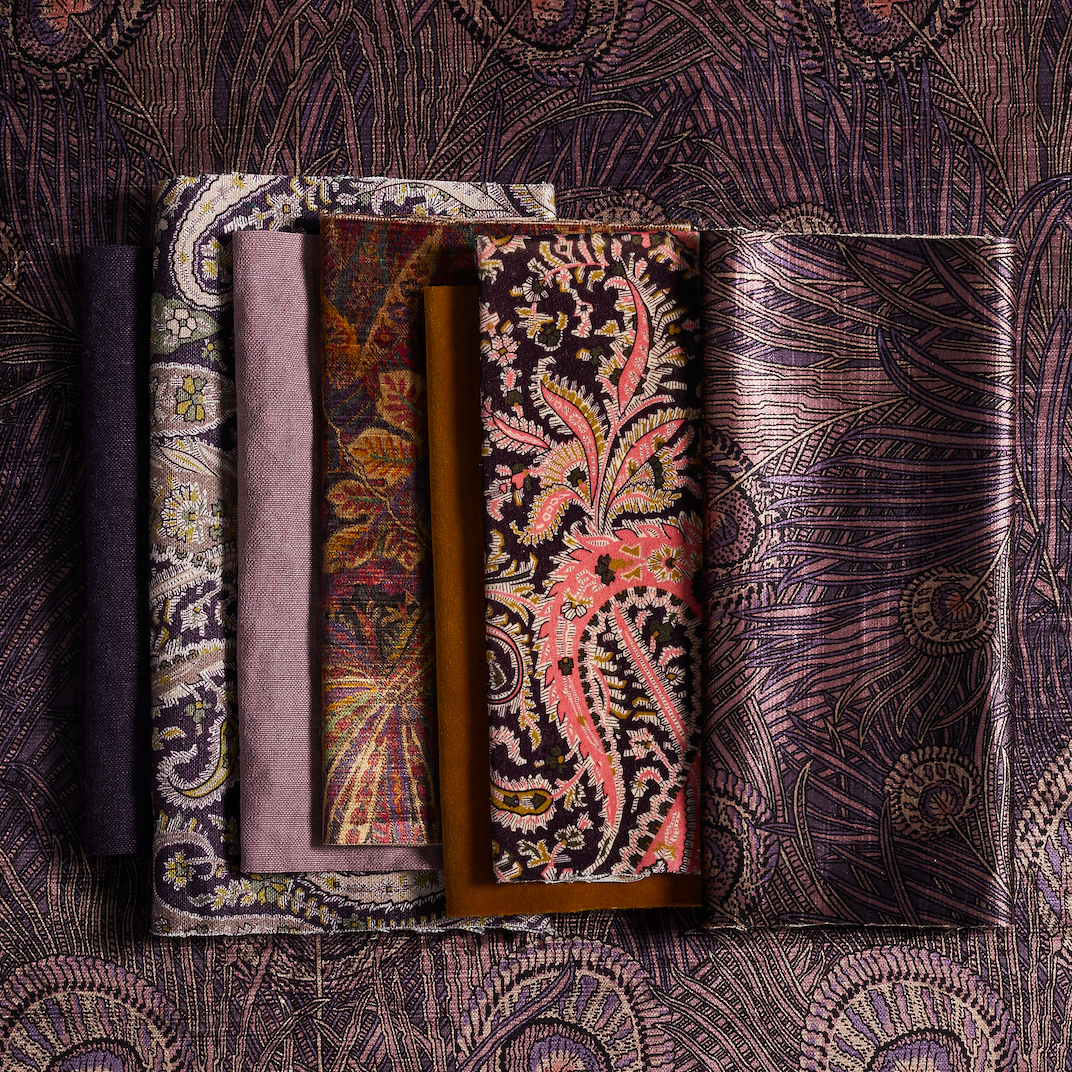 Liberty Fabrics New Felix Raison Emberton Linen, Lichen Dark 18 Liberty Fabrics New Felix Raison Emberton Linen, Lichen Dark