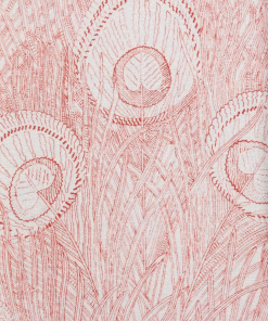 Liberty Fabrics Marlow Linen Fabric In Lichen Pewter Plaster Pink