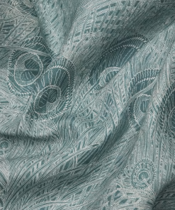 Liberty Fabrics Marlow Linen Fabric In Lichen Pewter Plaster Pink