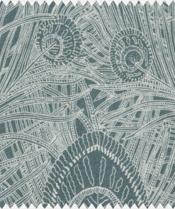 Liberty Fabrics Hebe Marlow Linen Fabric In Lichen Robin's Egg New