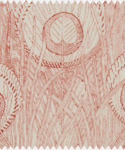 Liberty Fabrics Marlow Linen Fabric In Lichen Pewter Plaster Pink