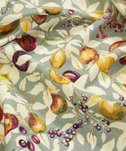 Liberty Fabrics New Fruit Billet Viscose Linen In Lemon Tree