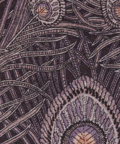 Liberty Fabrics New Hera Feather Ladbroke Linen, Pewter