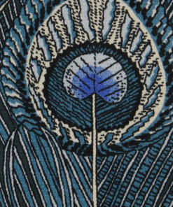 Liberty Fabrics New Hera Feather Vintage Velvet, Lapis