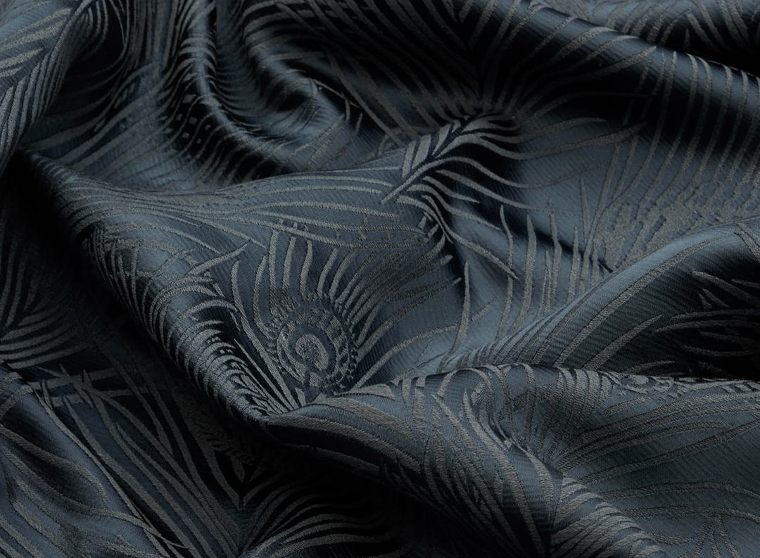 Liberty Fabrics New Hera Plume Dyed Jacquard, Ink 20 Liberty Fabrics New Hera Plume Dyed Jacquard, Ink