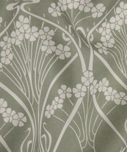 Liberty Fabrics Ianthe Bloom Mono Chiltern Linen, Pewter Plaster Pink New