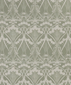 Liberty Fabrics Ianthe Bloom Mono Chiltern Linen, Pewter Plaster Pink New