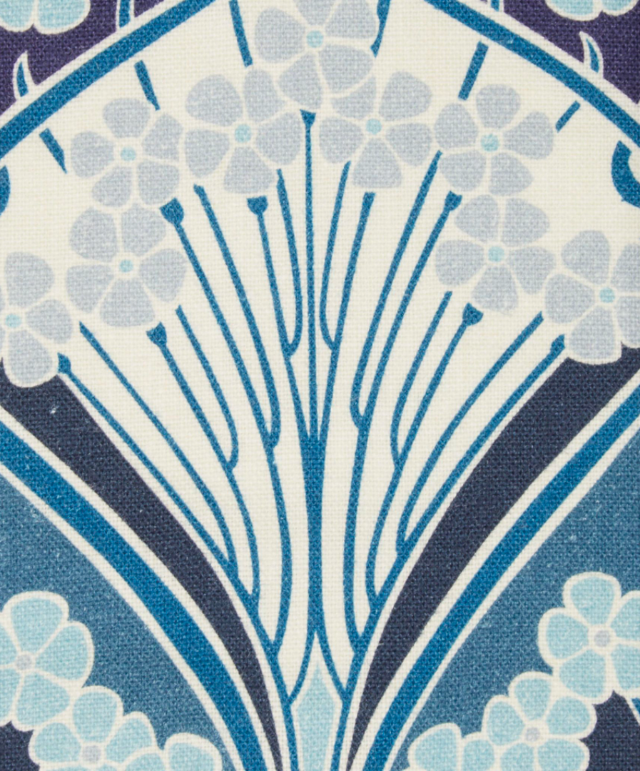 Liberty Fabrics New Ianthe Bloom Multi Ladbroke Linen, Pewter 26 Liberty Fabrics New Ianthe Bloom Multi Ladbroke Linen, Pewter