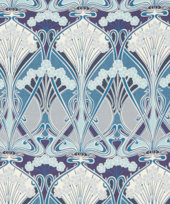 Liberty Fabrics Ianthe Bloom Multi Ladbroke Linen, Jade New