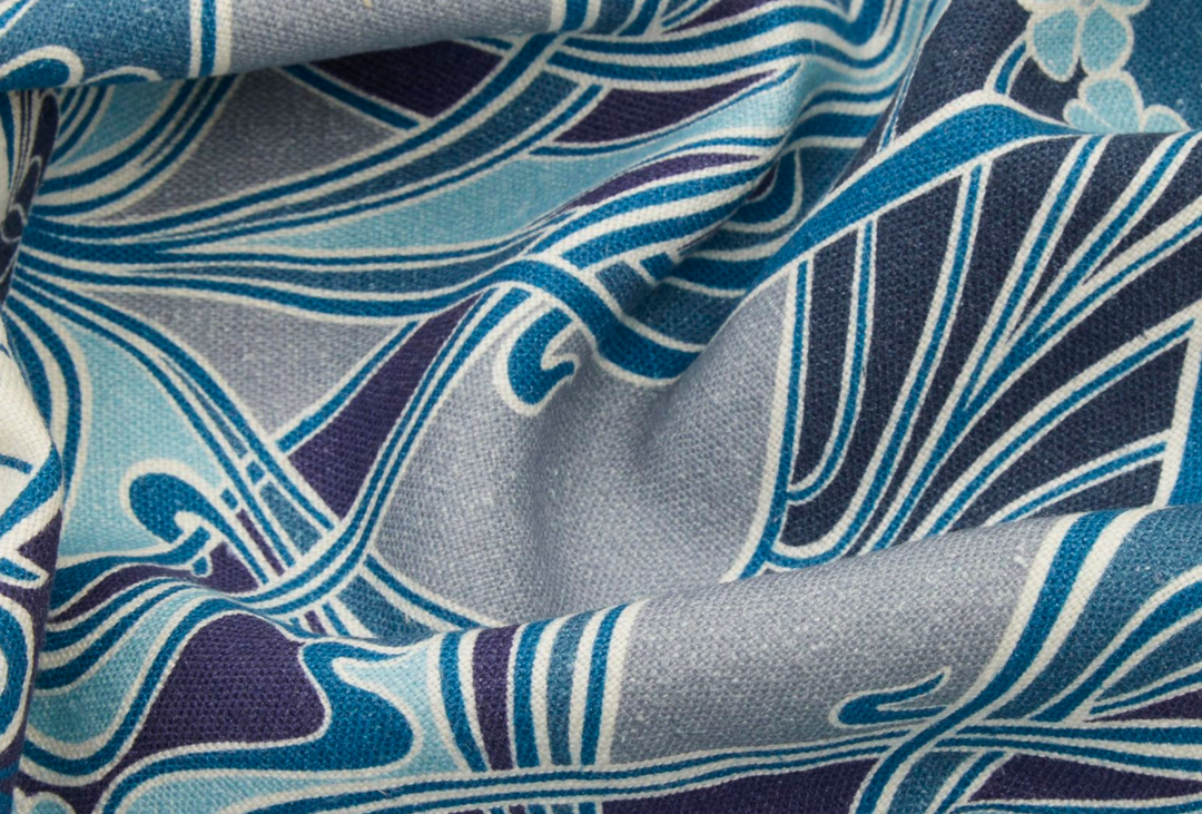Liberty Fabrics New Ianthe Bloom Multi Ladbroke Linen, Pewter 24 Liberty Fabrics New Ianthe Bloom Multi Ladbroke Linen, Pewter