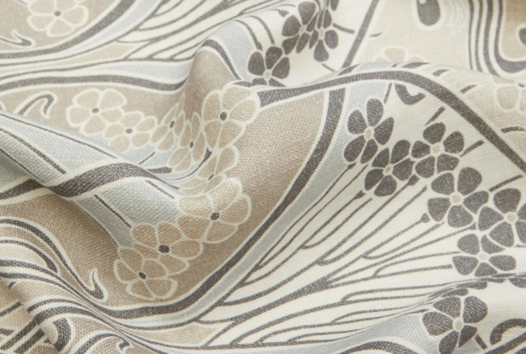 Liberty Fabrics New Ianthe Bloom Multi Ladbroke Linen, Pewter 16 Liberty Fabrics New Ianthe Bloom Multi Ladbroke Linen, Pewter